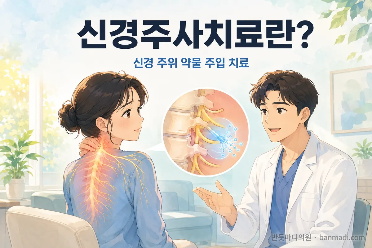 신경주사치료란? 허리 목 통증 감소에 효과적인 주사치료