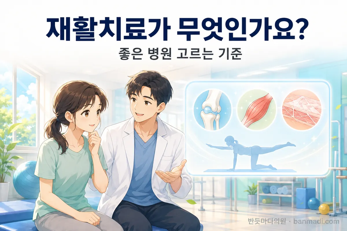 재활치료가 무엇인가요? 재활치료 잘 하는 병원 찾는 법