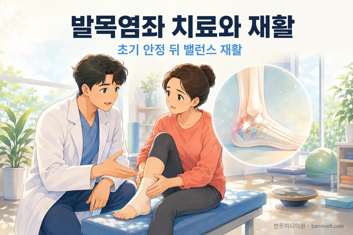 운동중 발목손상의 기전과 재활 - 발목염좌 치료에 대해