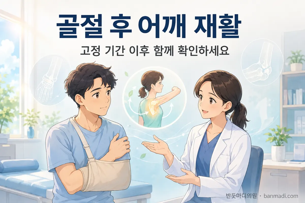 손목,상완골,팔꿈치 골절 후 재활시 어깨를 꼭 함께 치료해야 하는 이유 - 골절 후 재활에 대해서