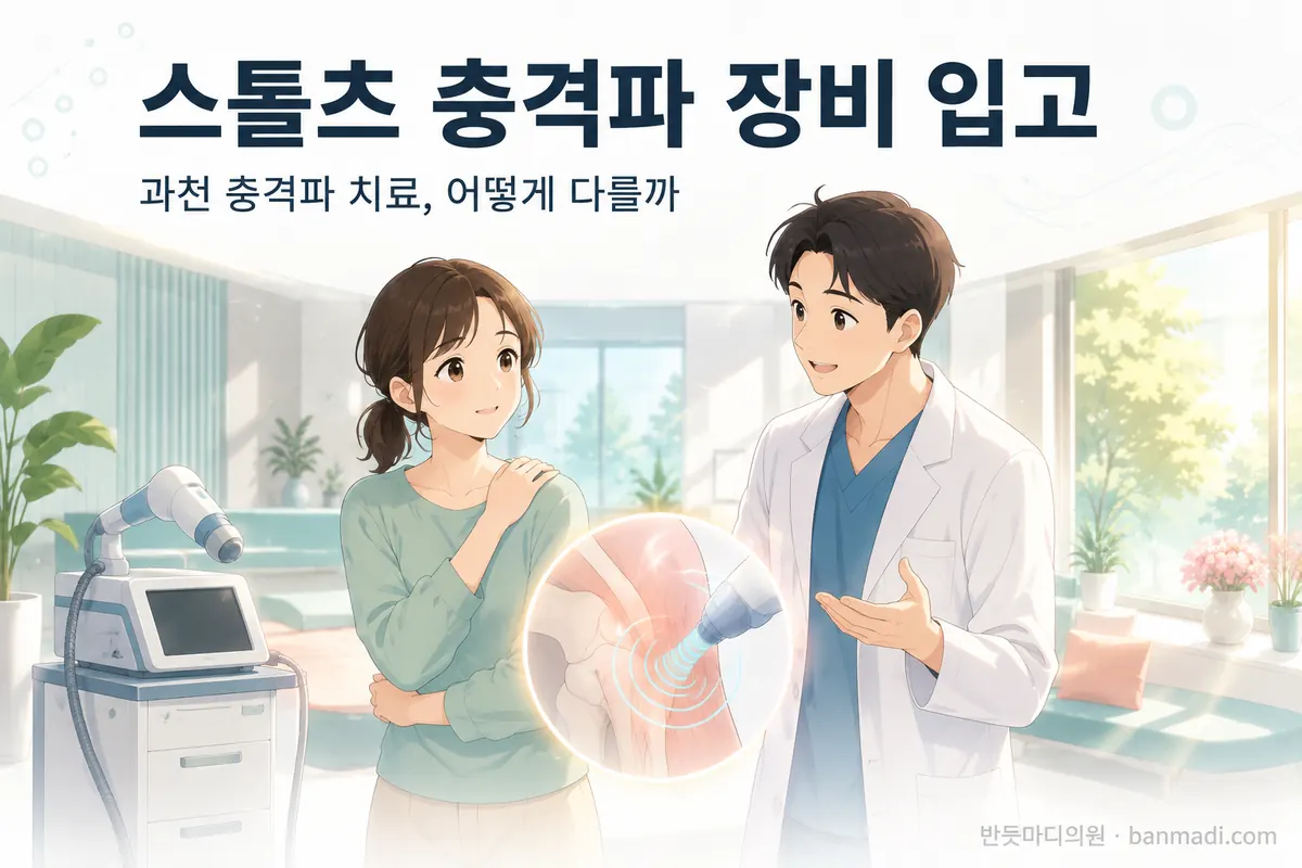 반듯마디의원 스톨츠 충격파 기계 입고! 과천 충격파 치료